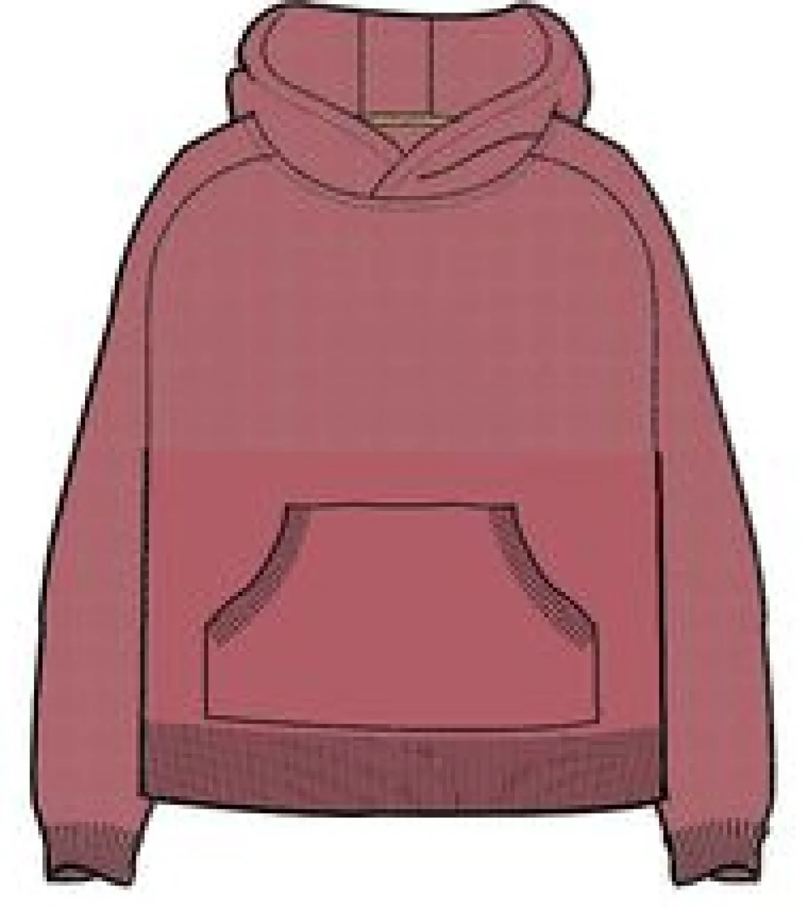 Cove Recycled Knitted Hoodie - Rhubarb