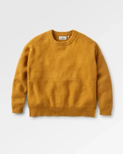 Cove Recycled Knitted Sweater - Amber Gold
