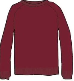 Cove Recycled Knitted Sweater - Rhubarb