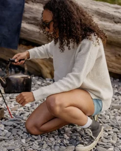 Cove Recycled Knitted Sweater - Off White