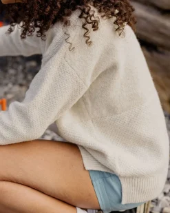 Cove Recycled Knitted Sweater - Off White