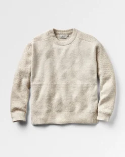 Cove Recycled Knitted Sweater - Off White