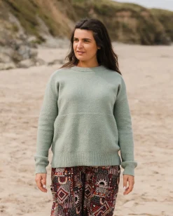 Cove Recycled Knitted Sweater - Pistachio
