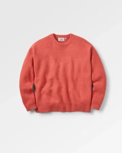 Cove Recycled Knitted Sweater - Mineral Red
