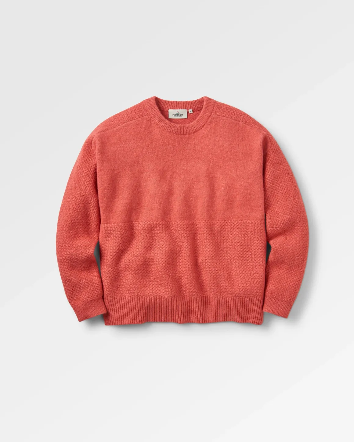 Cove Recycled Knitted Sweater - Mineral Red