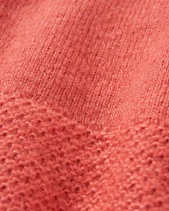 Cove Recycled Knitted Sweater - Mineral Red