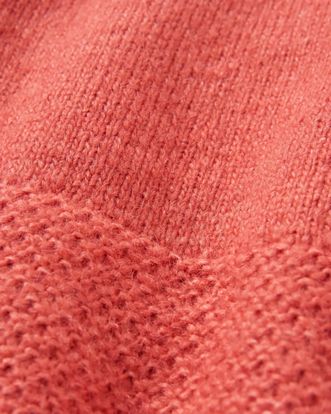 Cove Recycled Knitted Sweater - Mineral Red