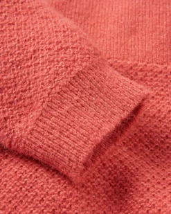 Cove Recycled Knitted Sweater - Mineral Red