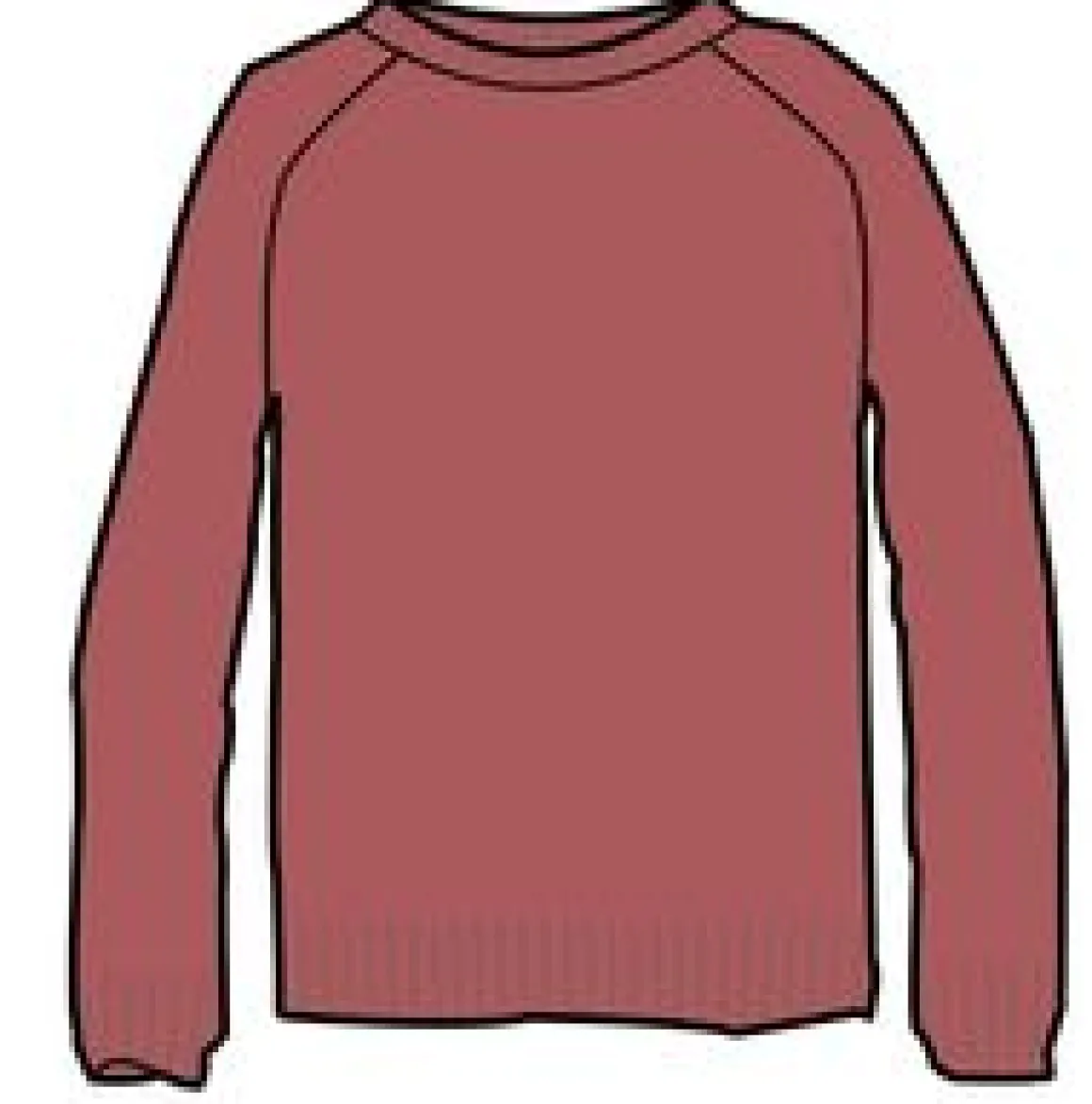 Cove Recycled Knitted Sweater - Mineral Red