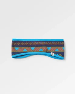 Cozy Recycled Polar Fleece Headband - Mountain Geo Multi