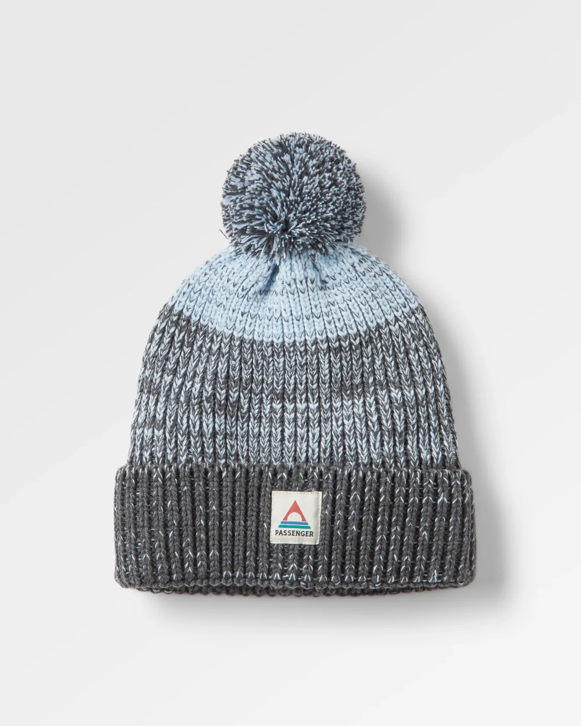 Crag Recycled Bobble Hat - Charcoal/Arctic
