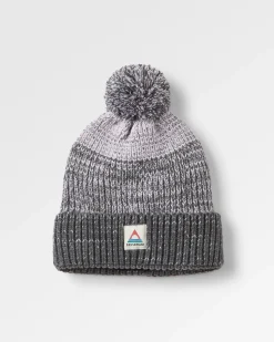 Crag Recycled Bobble Hat - Charcoal/Stone