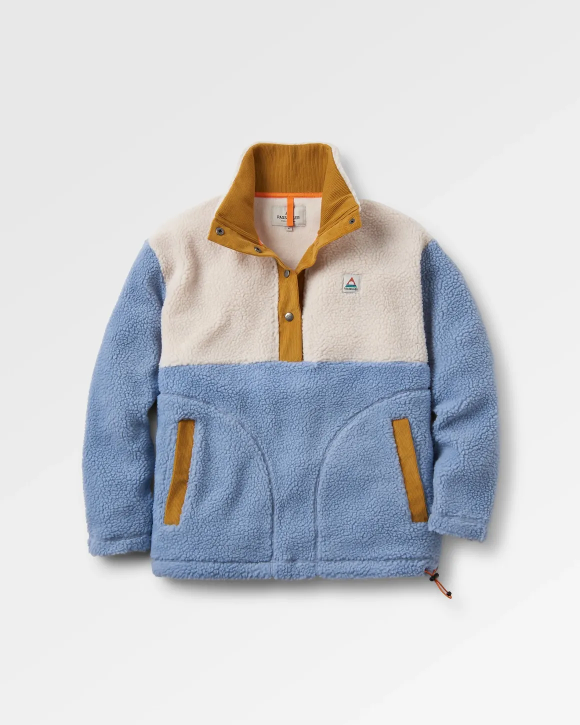 Create Recycled Deep-Pile Sherpa Fleece - Blue Fog