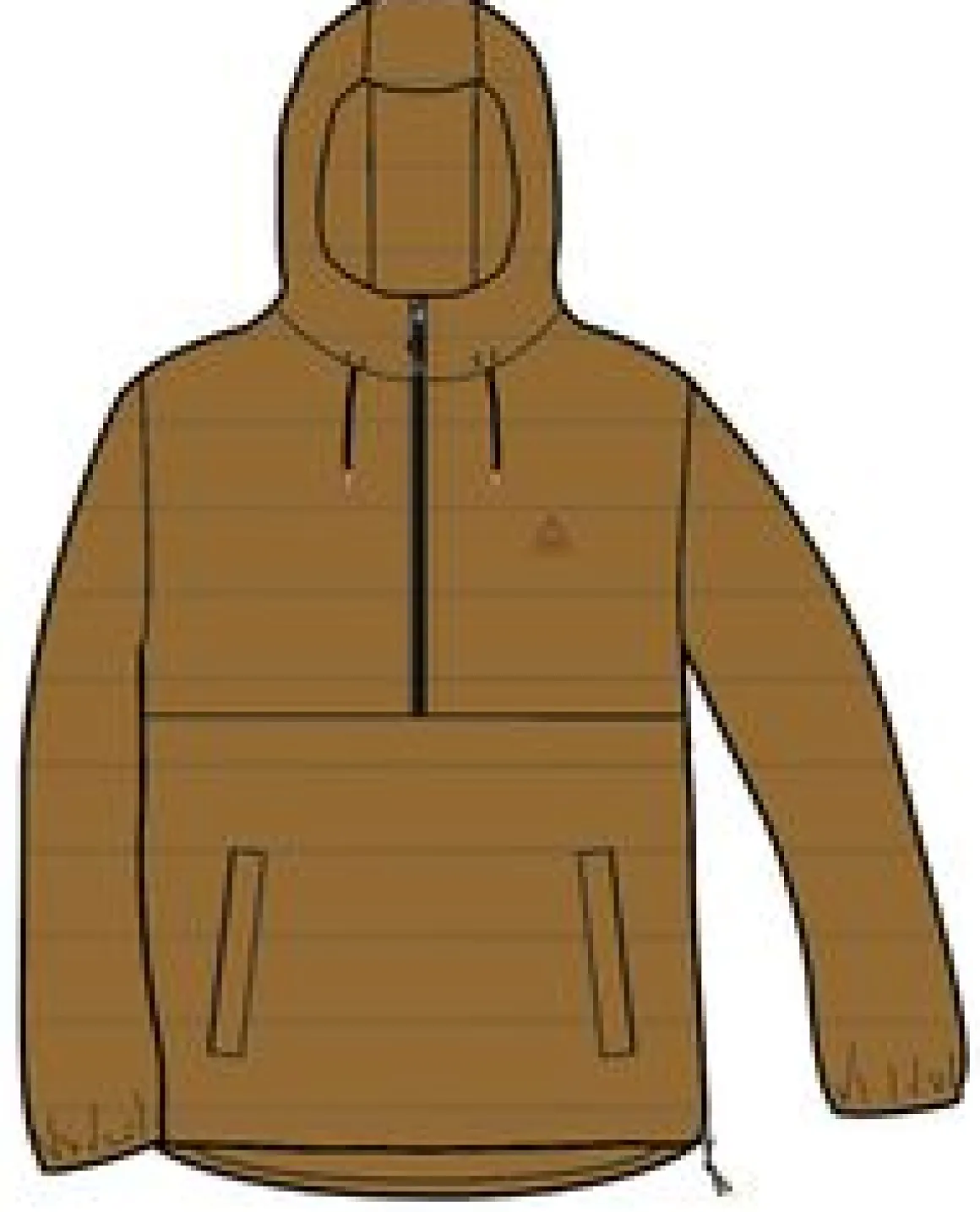 Crest Recycled Insulated Jacket - Golden Brown