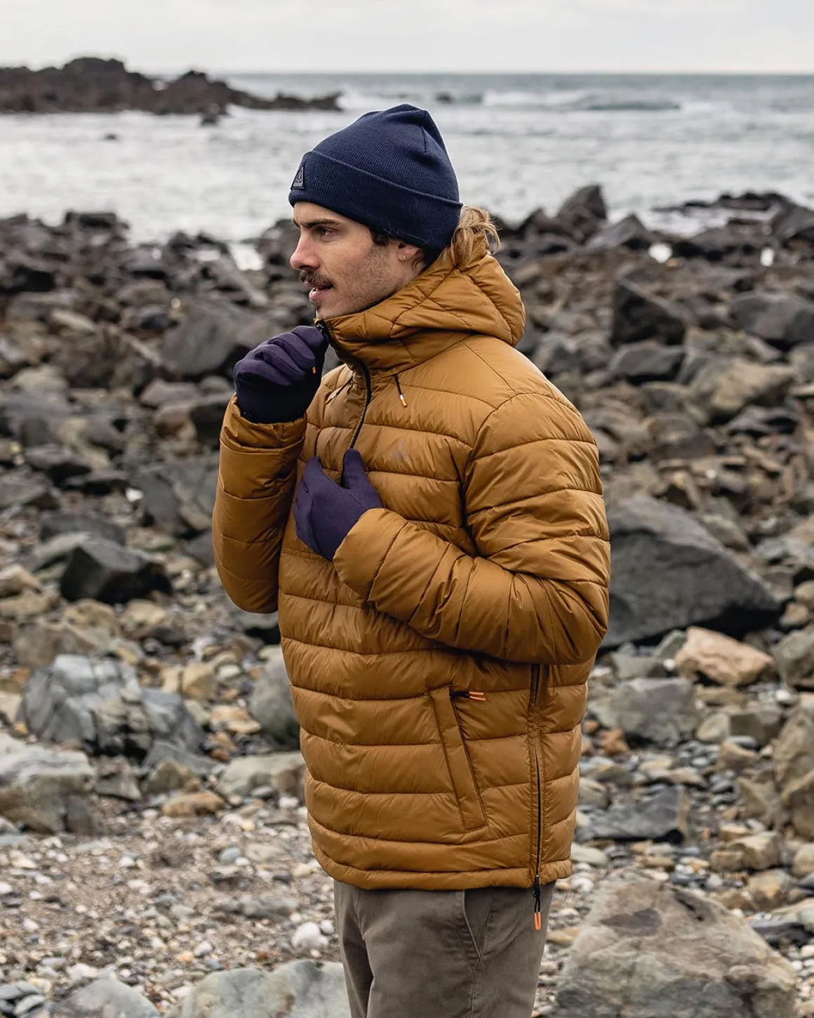 Crest Recycled Insulated Jacket - Golden Brown