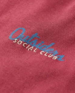 Dawn Recycled Cotton Long Sleeve T-Shirt - Earth Red