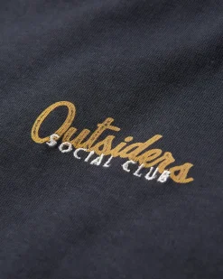 Dawn Recycled Cotton Long Sleeve T-Shirt - Black