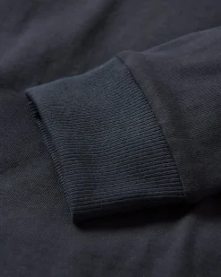 Dawn Recycled Cotton Long Sleeve T-Shirt - Black