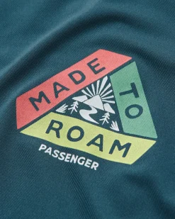 Dawn To Dusk Recycled Active T-shirt - Dark Denim