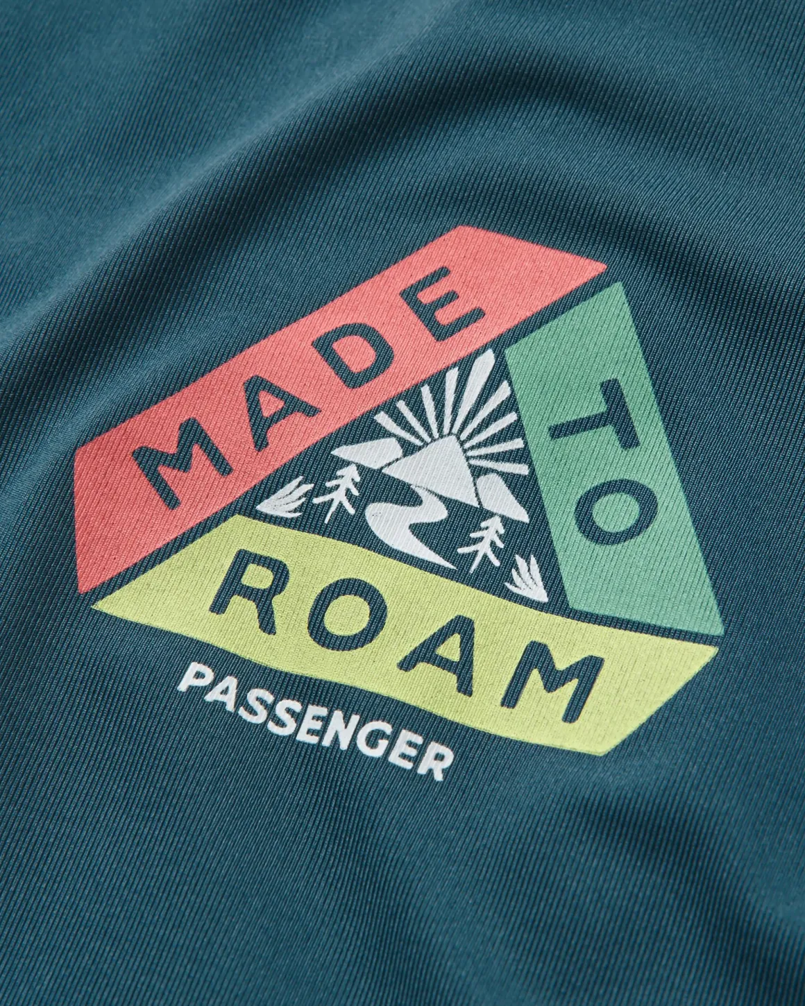 Dawn To Dusk Recycled Active T-shirt - Dark Denim