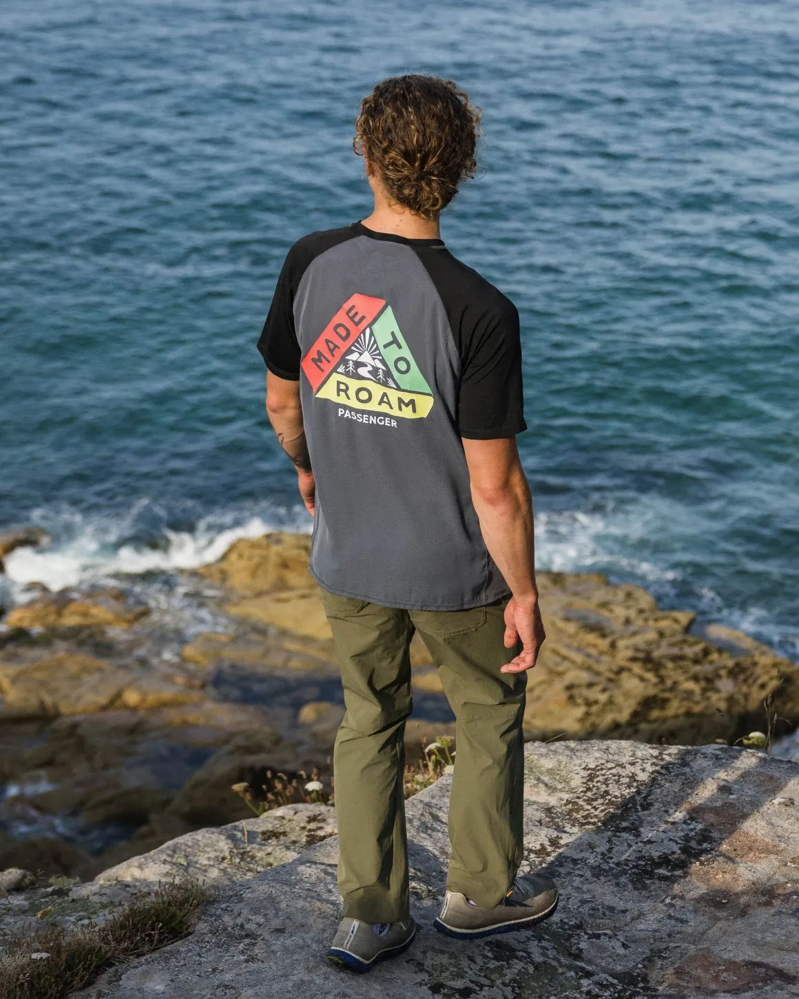 Dawn To Dusk Recycled Active T-shirt - Storm Gray