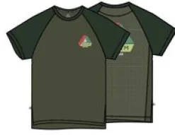 Dawn To Dusk Recycled Active T-shirt - Khaki Green