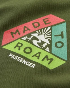 Dawn To Dusk Recycled Active T-shirt - Khaki Green