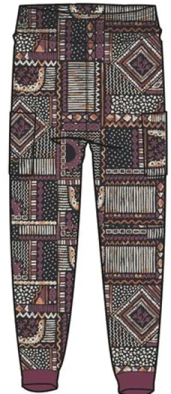 Day Dream Recycled Pant - Vintage Patchwork Black/Multi