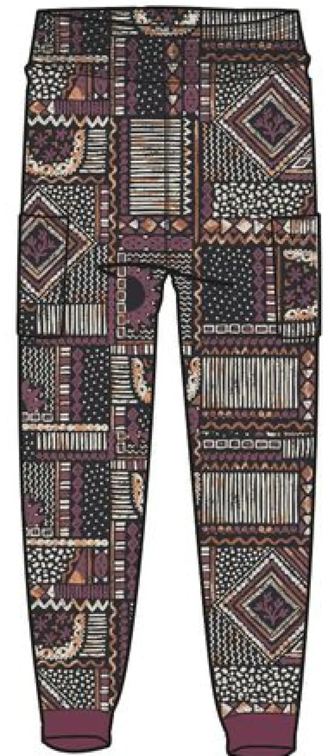 Day Dream Recycled Pant - Vintage Patchwork Black/Multi