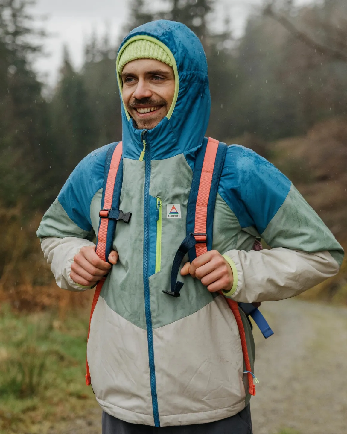 Daybreak Lightweight Men's Recycled Thermore Insulated Jacket - Pistachio/Blue Steel