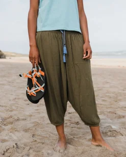 Daylily Loose Pant - Khaki Green