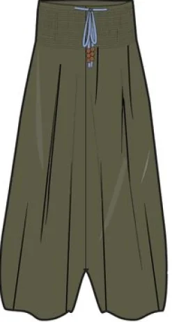 Daylily Loose Pant - Khaki Green