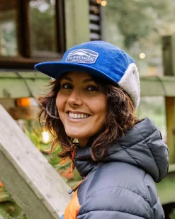 Daytime Recycled Cotton Sherpa Lined Hat - Azure Blue