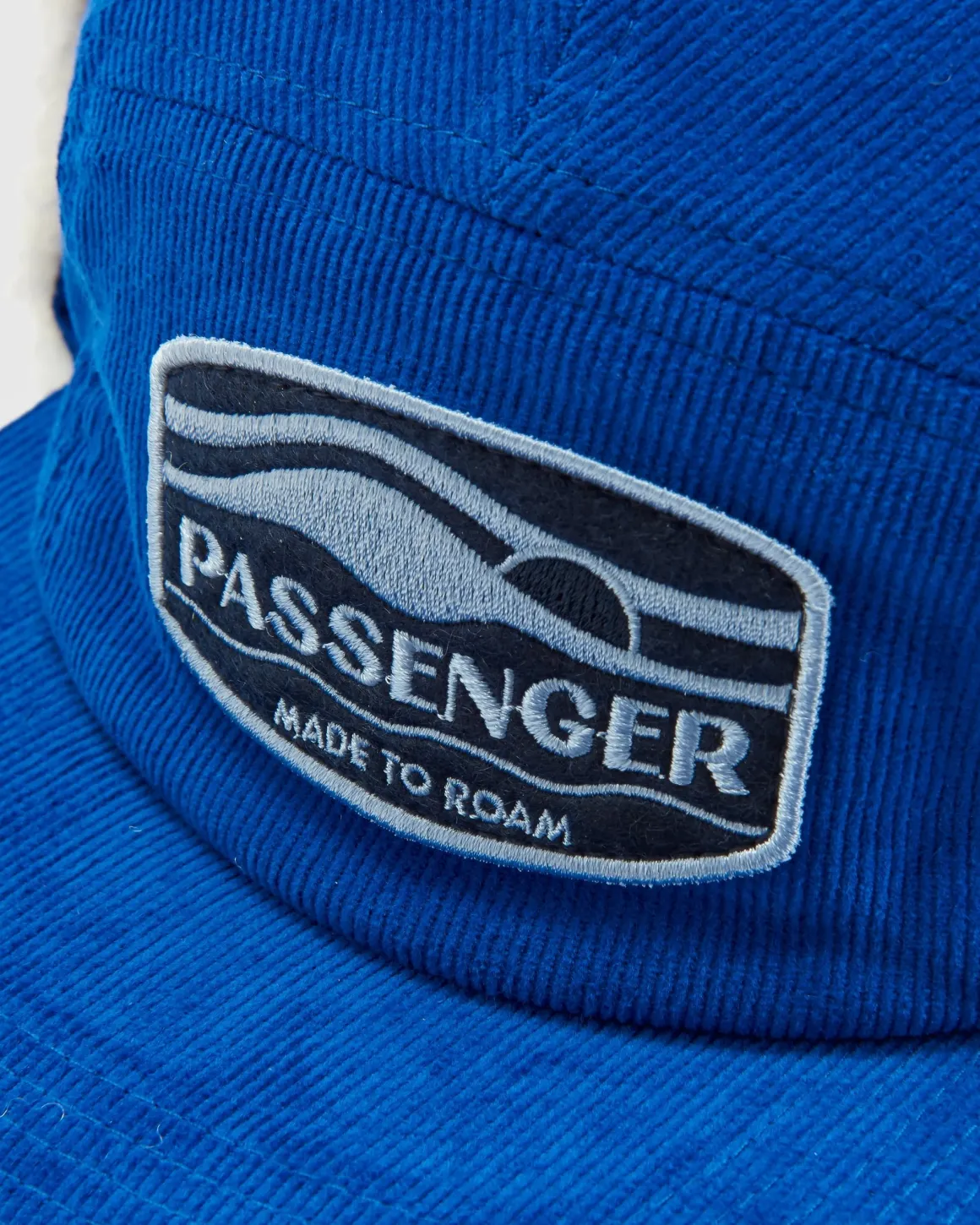 Daytime Recycled Cotton Sherpa Lined Hat - Azure Blue