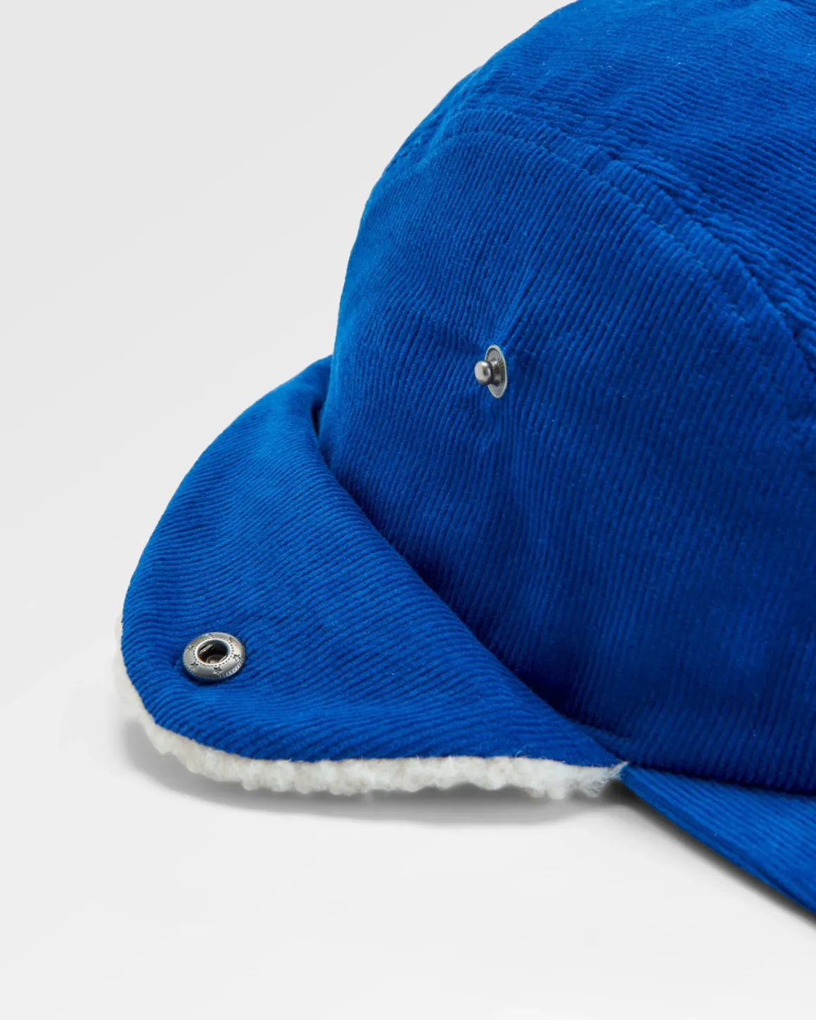 Daytime Recycled Cotton Sherpa Lined Hat - Azure Blue