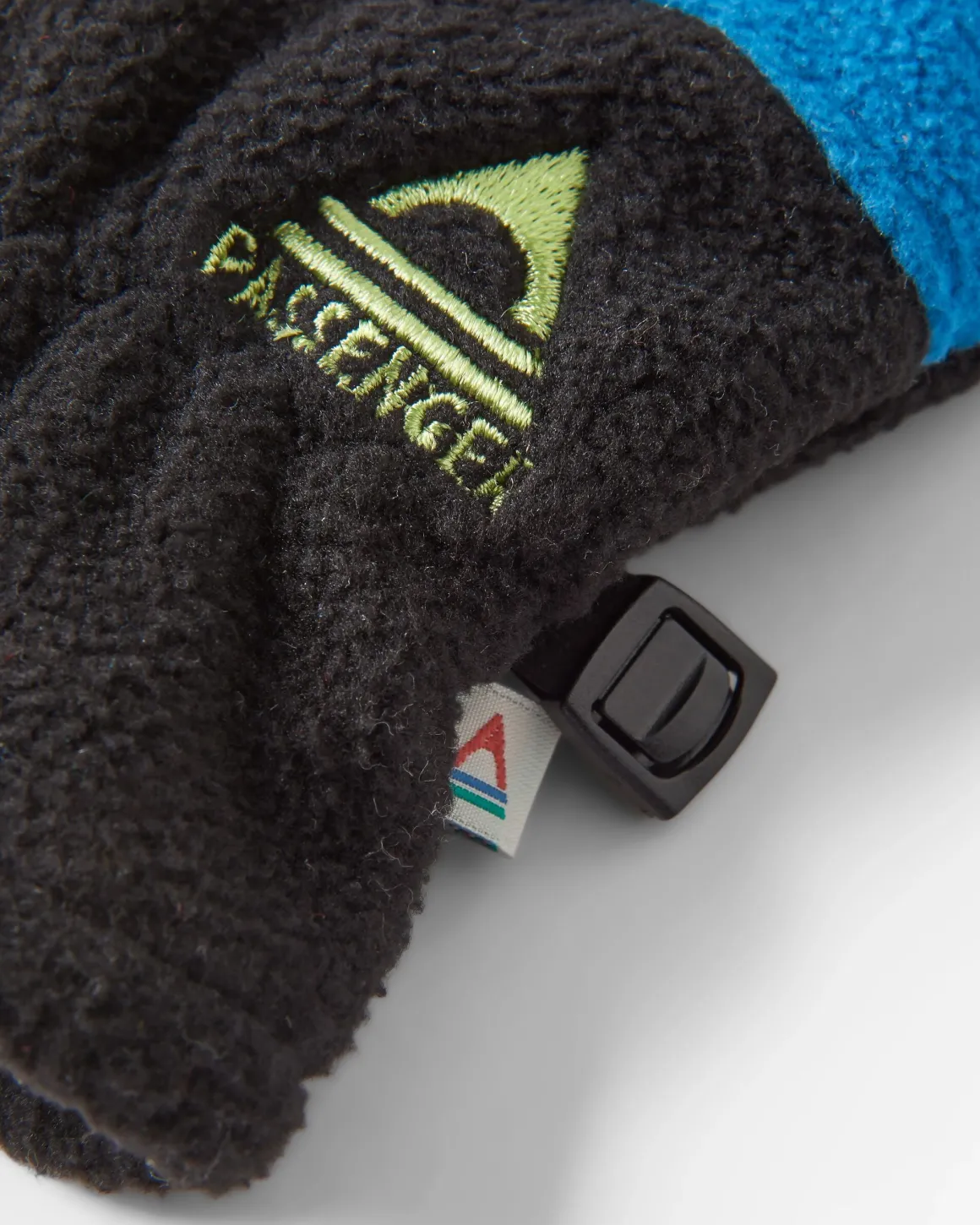 Daytrip Recycled Polar Fleece Touch Screen Gloves - Black/Tidal Blue