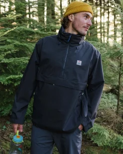 Diablo Recycled Water Resistant Pullover - Faded Black