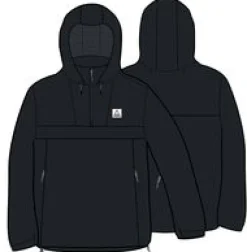 Diablo Recycled Water Resistant Pullover - Faded Black