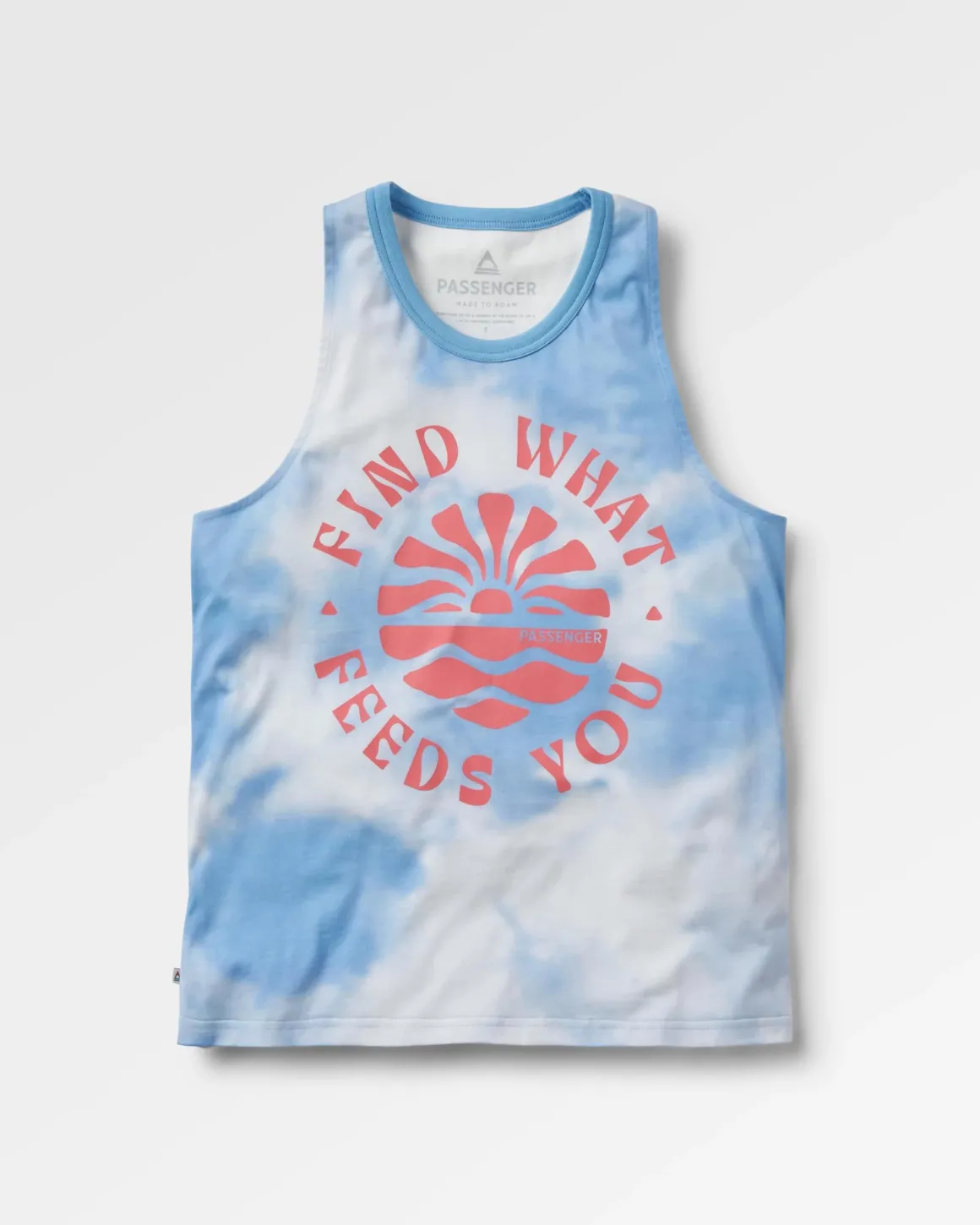 Discovery Organic Cotton Tank Top - Tie Dye Cornflower