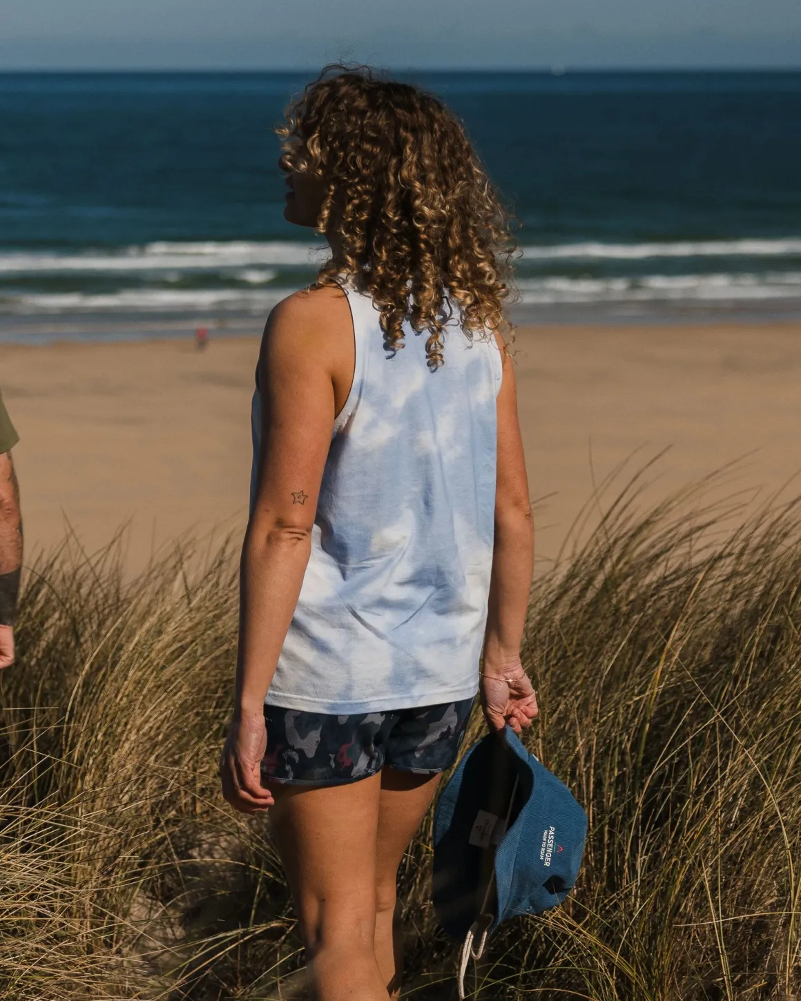 Discovery Organic Cotton Tank Top - Tie Dye Cornflower