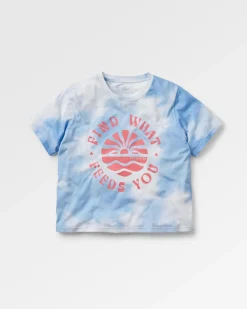Discovery Organic Cotton T-Shirt - Tie Dye Cornflower