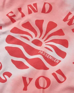 Discovery Organic Cotton T-Shirt - Tie Dye Shell Pink