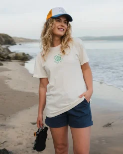 Discovery Rolled Sleeve T-Shirt - Marshmallow