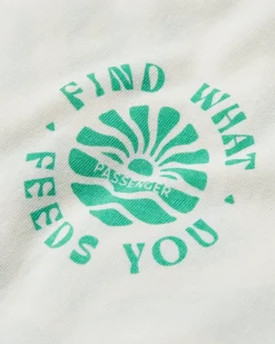 Discovery Rolled Sleeve T-Shirt - Marshmallow