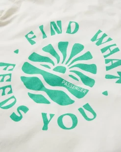 Discovery Rolled Sleeve T-Shirt - Marshmallow