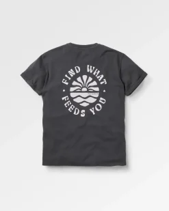 Discovery Rolled Sleeve T-Shirt - Black