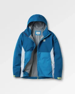 Downpour Recycled Waterproof Jacket - Tidal Blue/Blue Steel