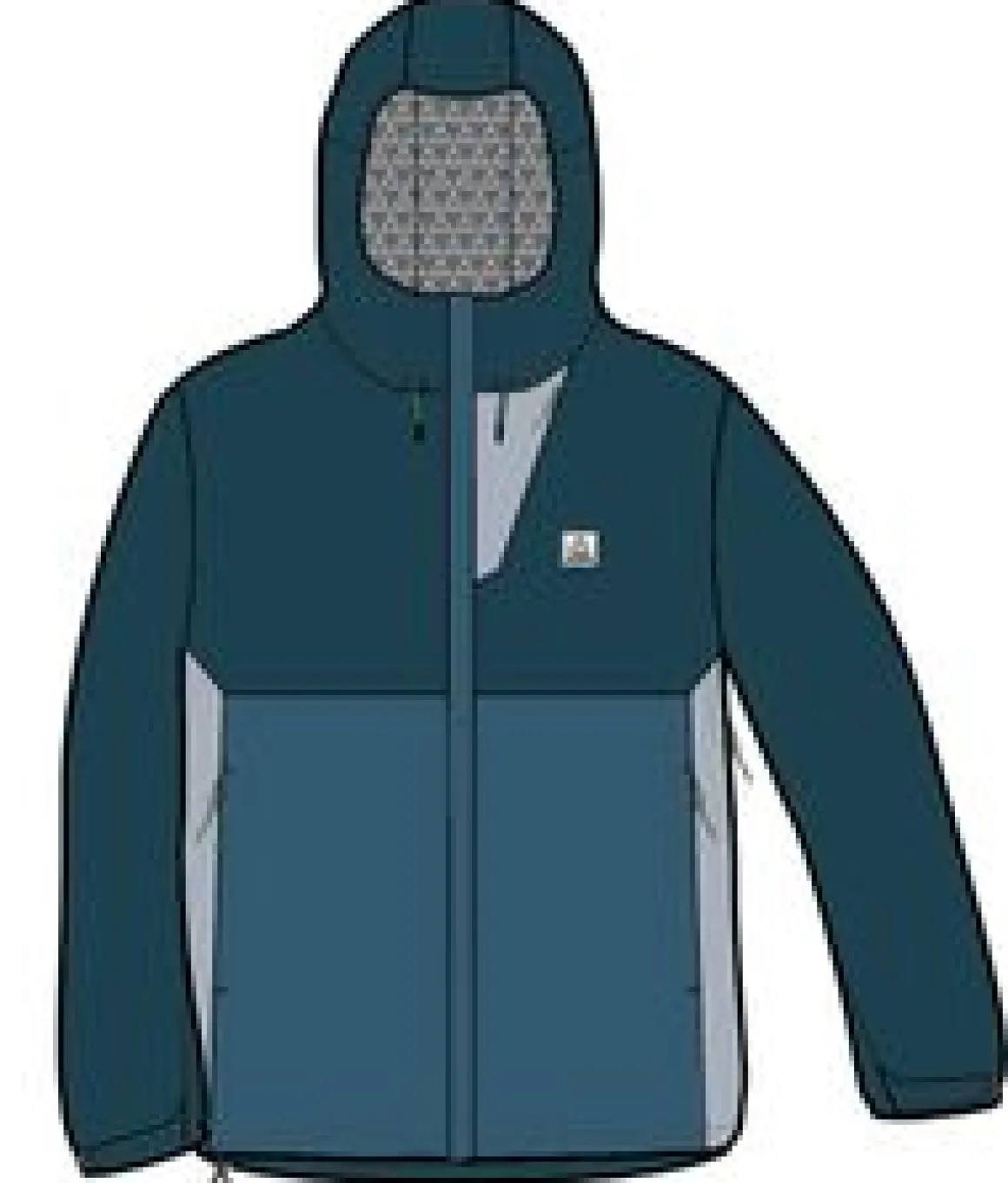 Downpour Recycled Waterproof Jacket - Tidal Blue/Blue Steel