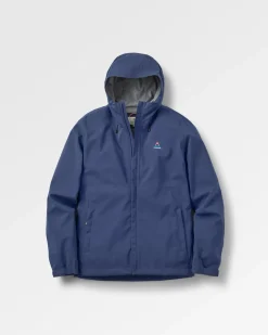 Downpour Recycled Waterproof Jacket - Rich Navy