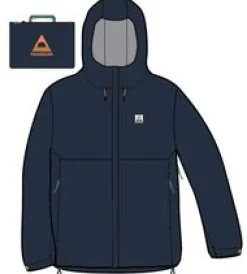 Downpour Recycled Waterproof Jacket - Rich Navy
